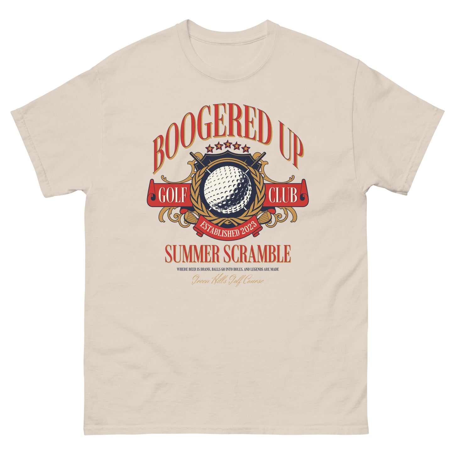 Boogered Up Golf Scramble T Shirt